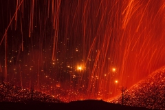 Cumbre Vieja Volcano. Volcanic eruptions. La Palma Isle. Canary Islands. Spain. Europe